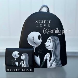 The Nightmare♠️Before Christmas Jack and Sally Backpack Set